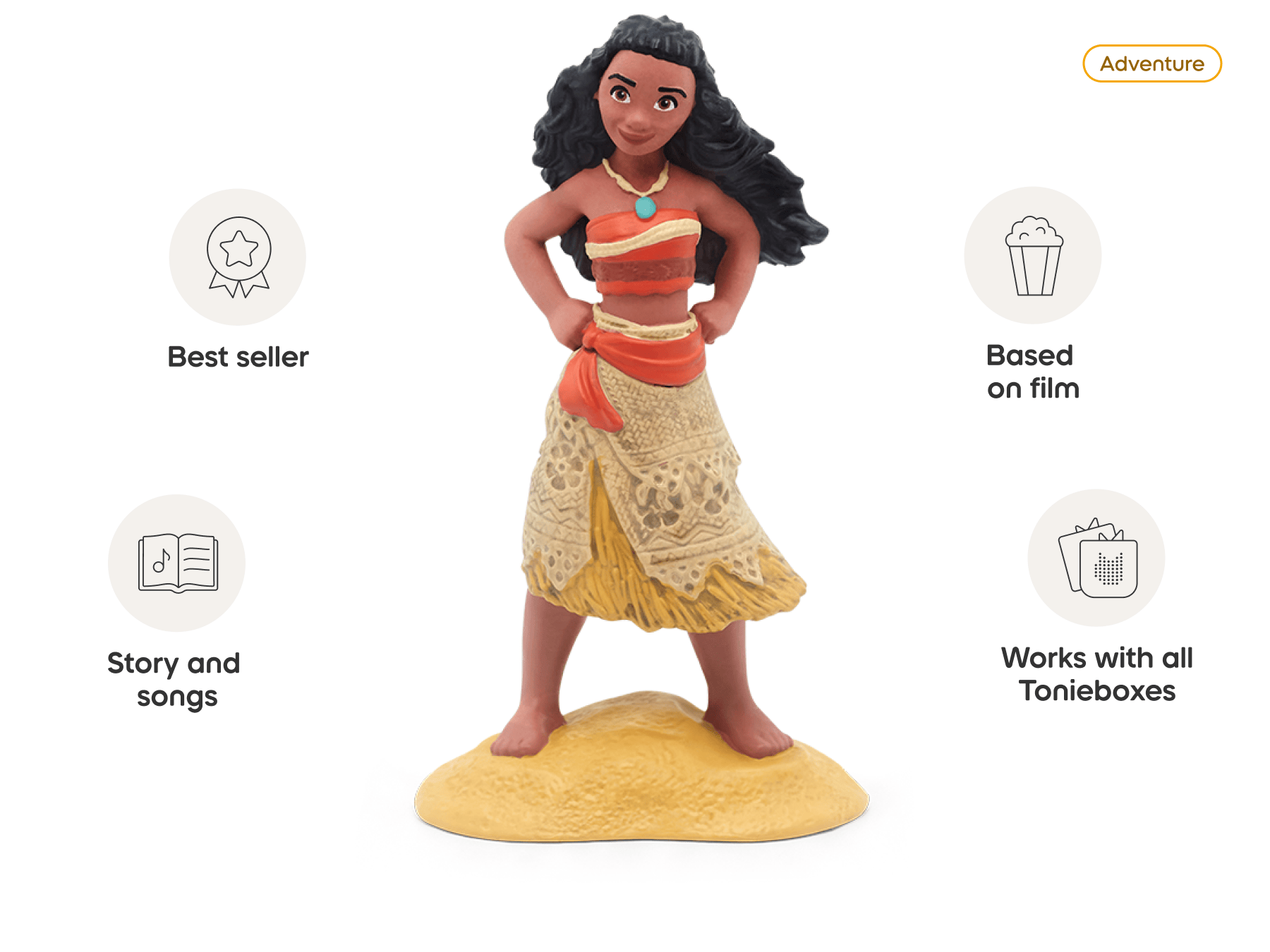Disney Moana Toniebox 2 Play Set - Cloud Pink - Image 9