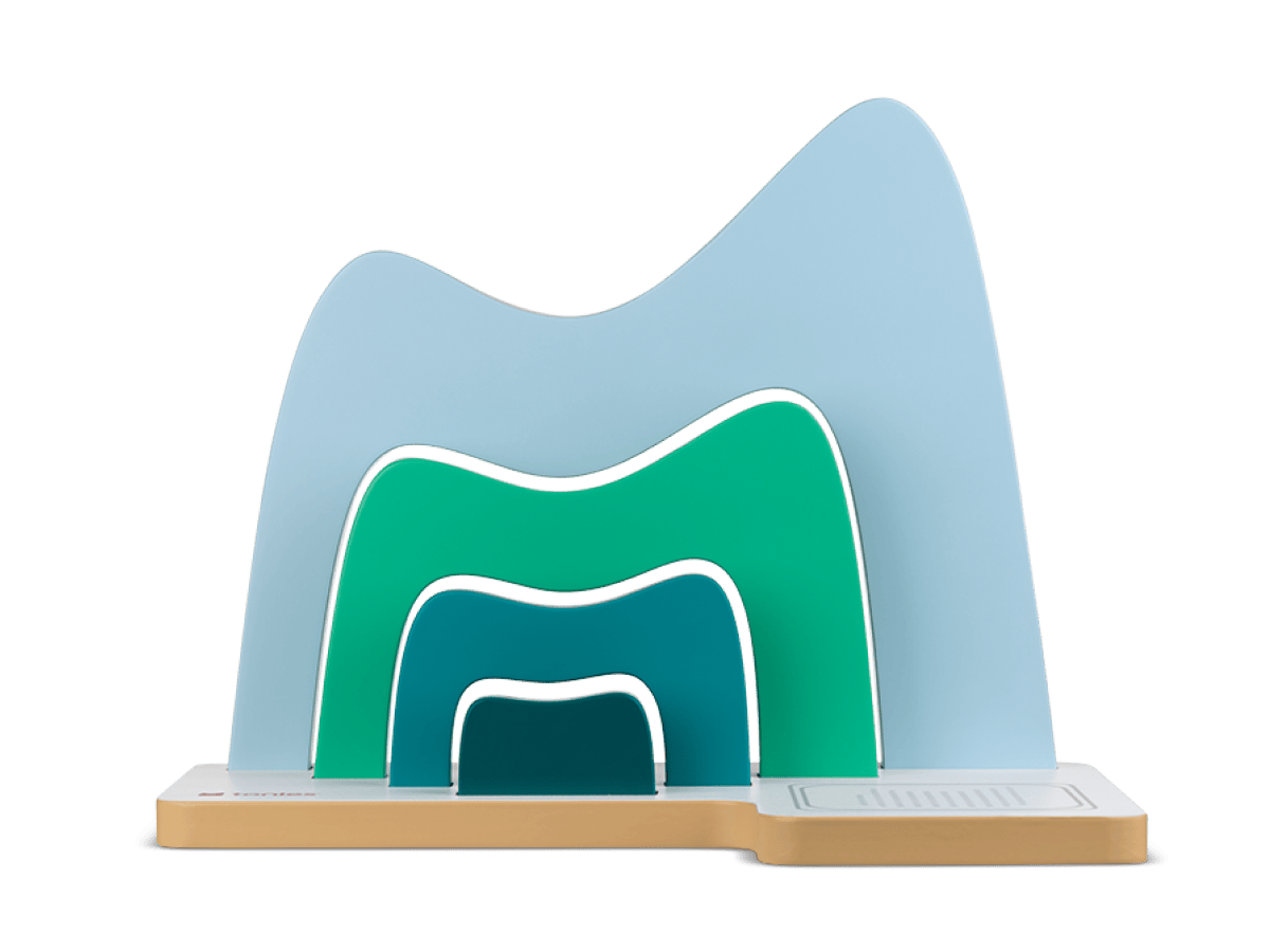 Large Tabletop Shelf: Mountain - Image 9